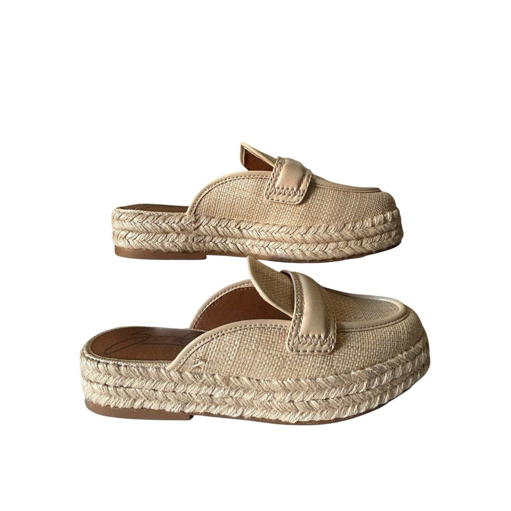 Zodiac Gizelle Woven Slip-On Platform Mule Womens Size 7.5M Beige Casual Comfort - Picture 5 of 10